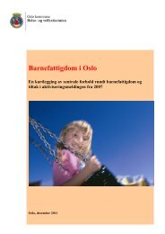 Barnefattigdom i Oslo (utgitt desember 2011) - Helseetaten