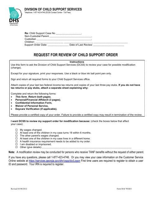 Dhr 2024 child support