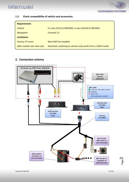 c.LOGiC lite-Interface C1-C25 For navigation ... - Alarm Service