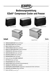 Bedienungsanleitung EZetil® Compressor Cooler and Freezer - ELV