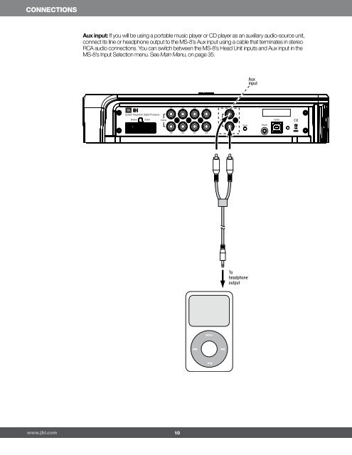 JBL MS 8 Owners Manual