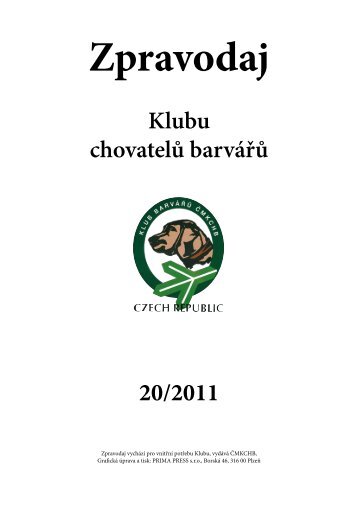 Klubu chovatelÅ¯ barvÃ¡ÅÅ¯ 20/2011 - Klub chovatelov farbiarov