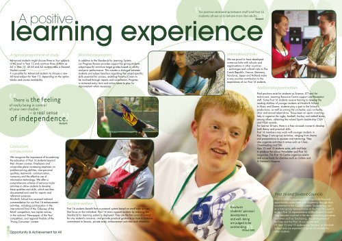 Horsforth School Sixth Form Prospectus