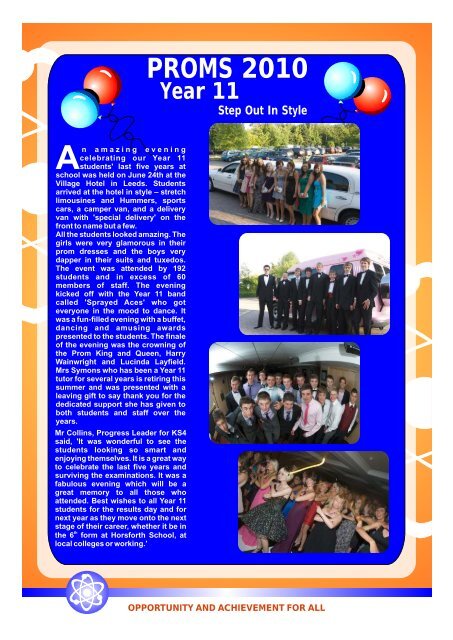 SUMMER 2010 Newsletter - Drighlington Primary School