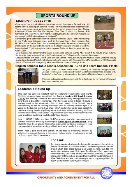 SUMMER 2010 Newsletter - Drighlington Primary School