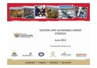 EASTERN CAPE SUSTAINABLE ENERGY STRATEGY June 2012