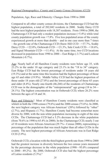 Demographics - Ochs Center for Metropolitan Studies