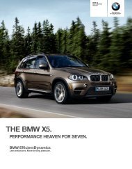 charisma: in the bmw x, it comes naturally.