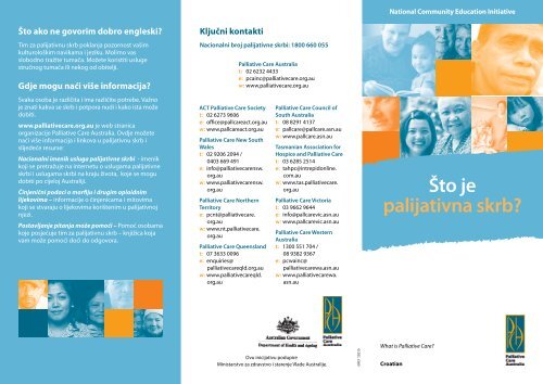 Å to je palijativna skrb? - Palliative Care Australia