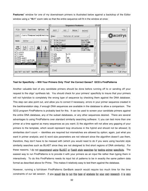 Unknown DNA â Rational Primer Design and Analysis â the ...