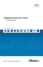 NimbleGen Arrays User's Guide: CGH Analysis