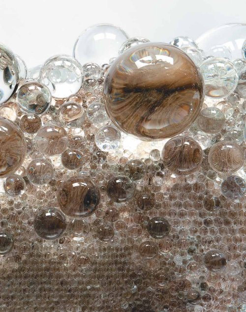 45cm LOUD Glass Leaf Waterpipe, Bubble