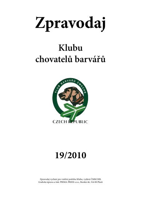 Klubu chovatelÅ¯ barvÃ¡ÅÅ¯ 19/2010 - Klub chovateÄ¾ov farbiarov