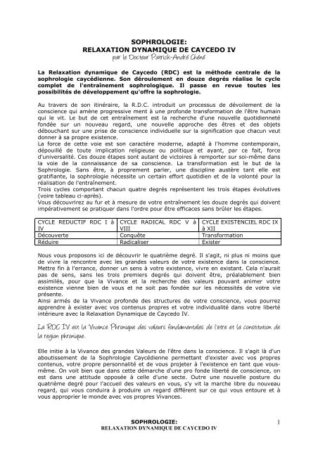 La RDC IV est la Vivance Phronique des valeurs - Audible.com