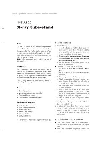 X-ray tube-stand - libdoc.who.int