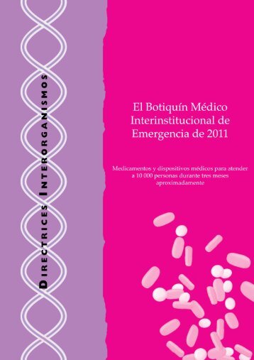 El botiquín médico interinstitucional de emergencia ... - libdoc.who.int