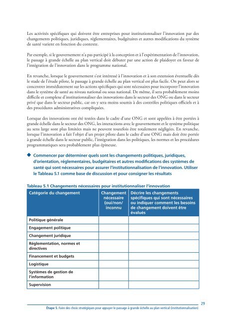 Neuf étapes pour élaborer une stratégie de passage à grande échelle