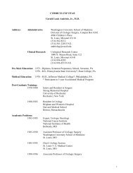 CURRICULUM VITAE Gerald Louis Andriole, Jr., M.D. Address ...