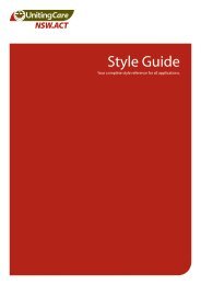Style Guide - UnitingCare NSW.ACT