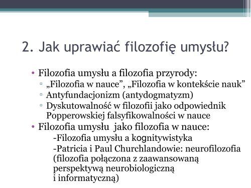 sztuczna inteligencja - Filozofia UmysÅu i Kognitywistyka