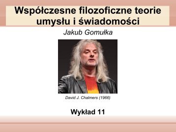 TU11.1 - Filozofia UmysÅu i Kognitywistyka