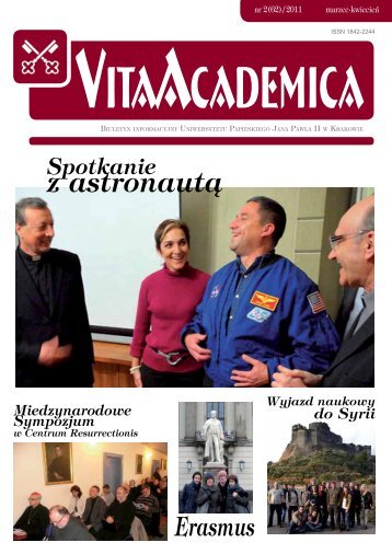 Vita Academica 2(62) - Uniwersytet Papieski Jana PawÅa II