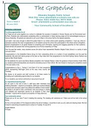 The Grapevine 18 June (pdf 2 MB) - Allambie Heights Public School