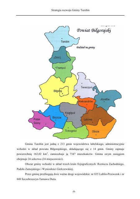 STRATEGIA ROZWOJU GMINY TUROBIN - Lublin