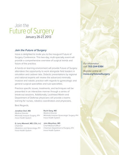 FutureofSurgery - Inova Health System