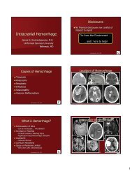 Intracranial Hemorrhage - Inova Health System