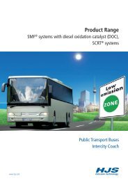 Product Range Diesel Particulatefilter Public Transport Buses