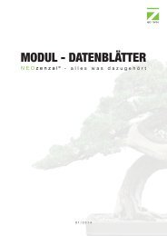 MODUL - DATENBLÄTTER