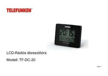 TELEFUNKEN TF-DC-20 - HU