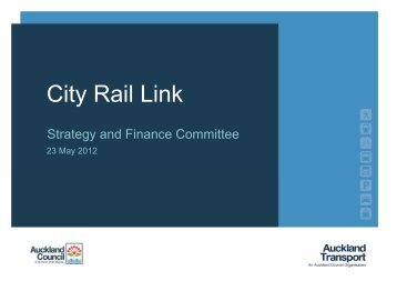 Auckland Council Strategy and Finance Committee presentation