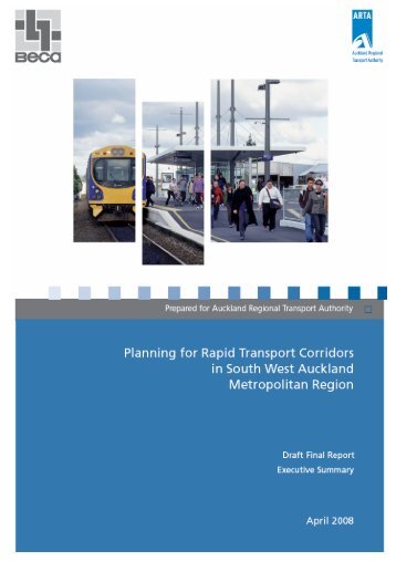 Planning Rapid Transport Corridors - Auckland Transport