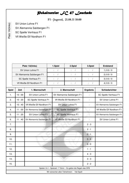 F1-2-Jugend - Fc-47-Leschede