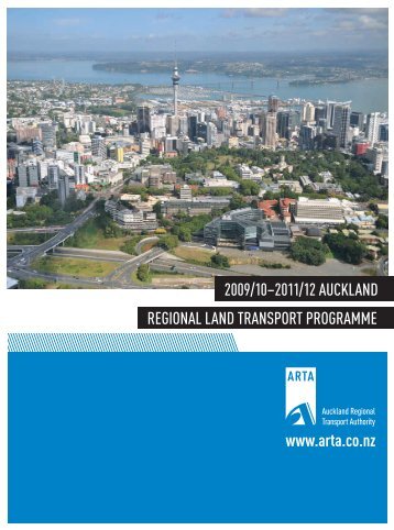 Regional Land Transport Programme 2009 - 2010 (2MB) - Auckland ...
