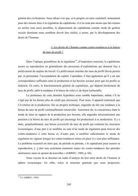 l'economie des droits de l'homme - creden - UniversitÃ© Montpellier I