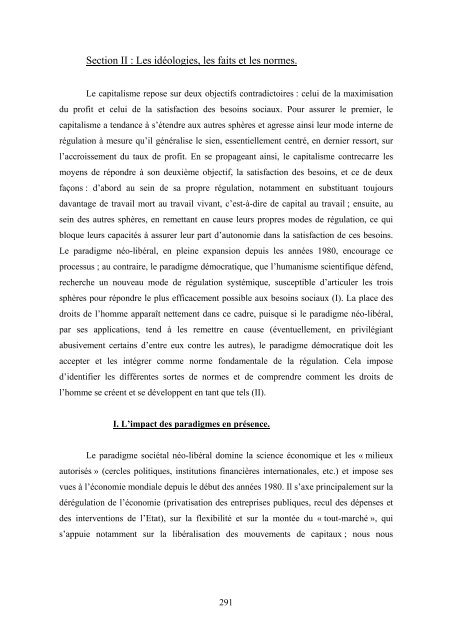 l'economie des droits de l'homme - creden - UniversitÃ© Montpellier I