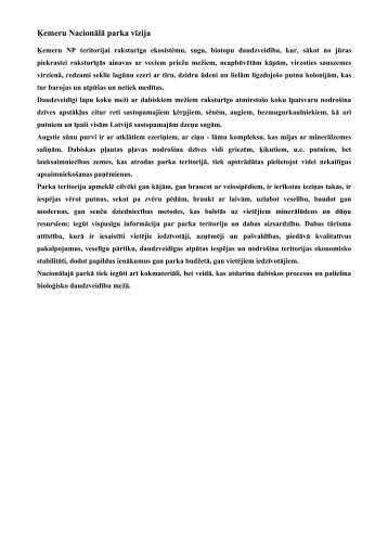 lejupielādēt - Dabas aizsardzības pārvalde