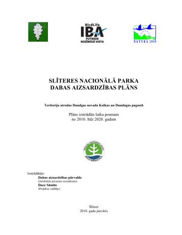 lejupielādēt - Dabas aizsardzības pārvalde
