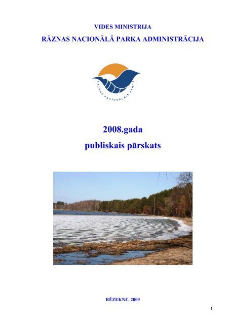 2008. gads - Dabas aizsardzības pārvalde