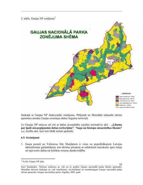 Tūrisma ietekmes uz vidi un to analīze Gaujas nacionālā parka ...