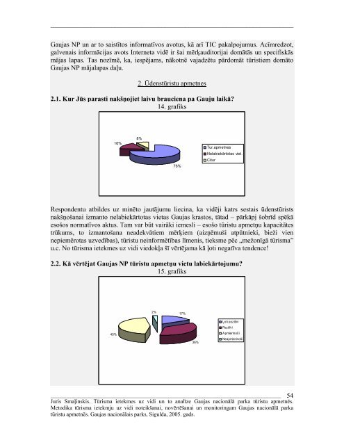 Tūrisma ietekmes uz vidi un to analīze Gaujas nacionālā parka ...