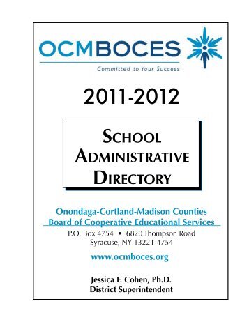 Component Directory - OCM Boces