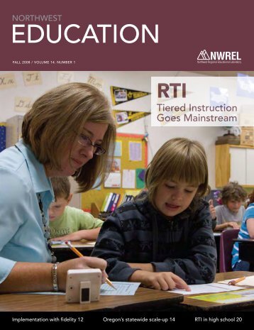 RTI: Tiered Instruction Goes Mainstream | Northwest Education ...