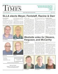 SLLA elects Meyer, Fentzlaff, Racine & Darr - Seven Lakes Times