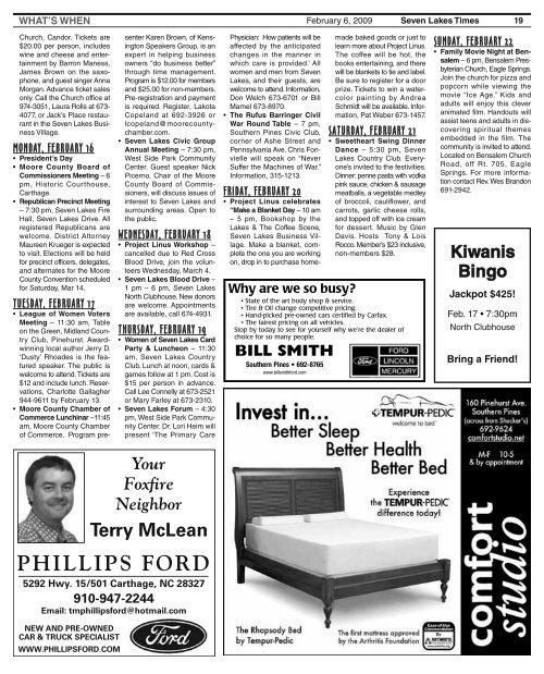 February 6, 2009 - Seven Lakes Times