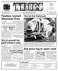 Fewkes named Westside Prez - Seven Lakes Times