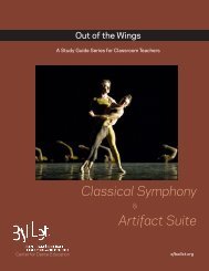 Classical Symphony Artifact Suite - San Francisco Ballet